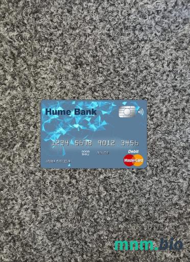 Australia Hume bank master card wygląd fotograficzny skan PSD + zdjęcie